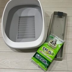 猫トイレ＆爪研ぎ
