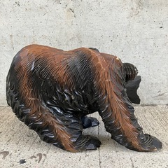 木彫りの熊の画像