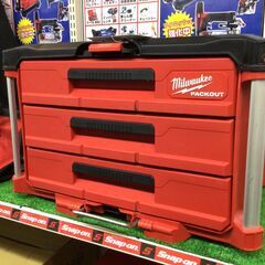 【エコツール笠寺店】Milwaukee/ミルウォーキー ローリング ツールボックス3段【愛知県/名古屋市/笠寺/工具】の画像