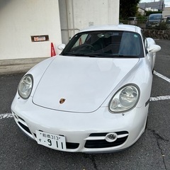 ポルシェ　ケイマン　987 5MT キャララホワイト　車検8年11月