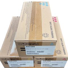 RICOH トナーカートリッジ イエロー シアン マゼンタ 3本...