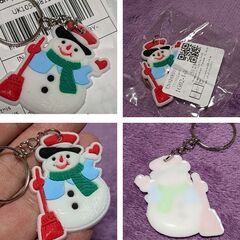 雪だるまキーホルダー（新品）の画像