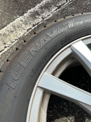 バリ山スタッドレス、ホイール、純正ナット、アルファード、ベルファイア、30系