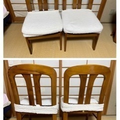 家具 ダイニングチェア　二脚セット