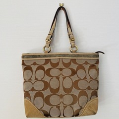 COACH シグネチャー トートバッグの画像