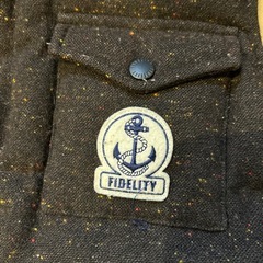 FIDELITYダウンベストこげ茶の画像