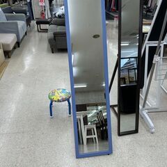 ★ジモティ割あり★  姿見 青 H150.5×D55×W33.5...