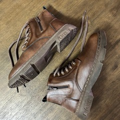 【新品値下げ】セミハイカット　メンズブーツの画像