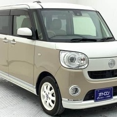 お洒落で可愛いツートンカラー🤎🤍《ダイハツ ムーヴキャンバス 　G　メイクアップ　SA2》の画像