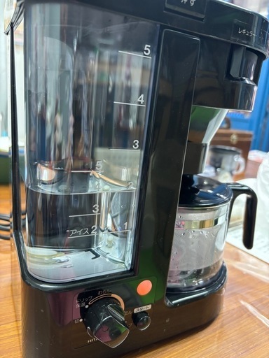 ジャンク　レトロ　HITACHI製コーヒーメーカー （とばしっ粉ミル）付き　CS-B53A　美品