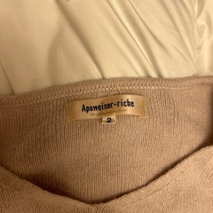 ニットワンピース　ミニ　タイト　Apuweiser-riche サイズ2の画像