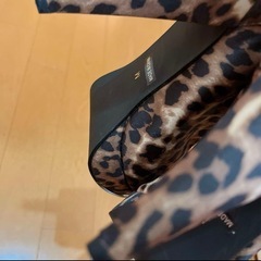 新品未使用 ヒョウ柄 ブーツ ブーティの画像