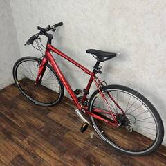 🔷🔶🔷WY13/98 SPECIALIZED スペシャライズド ISO 4210-2:2014 700X32C Mサイズ SIRRUS クロスバイク 自転車 赤 レッド ★直接引取限定🔷🔶🔷の画像