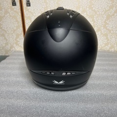 マットブラック　ジェットヘルメットの画像