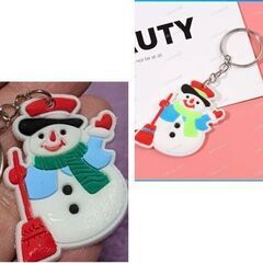 雪だるまキーホルダー（新品）の画像