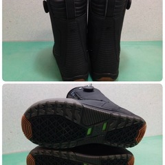 ● 1)  K2 BOUNDARY ケーツー スノーボードブーツ メンズ  ブラック 26.5cm 中古 美品 ③の画像