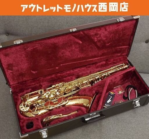 YAMAHA YTS-34Ⅱ ヤマハ テナーサックス ※要修理(ネック固定ネジが折れて埋没) ケース付 Tenor saxophone YTS-34 2 ⅱ 管楽器 金管楽器