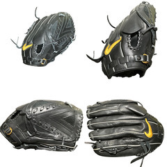 Nike ナイキ　ダルビッシュ　軟式　グローブ 投手 美品】ダルビッシュ有モデル NIKE（ナイキ）軟式グローブ 投手用 左