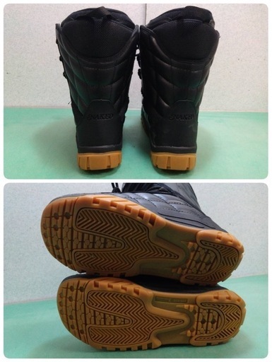 ● 3)  NAKED ネイキッド スノーボードブーツ ブラック 25-25.5cm 中古 美品 ③