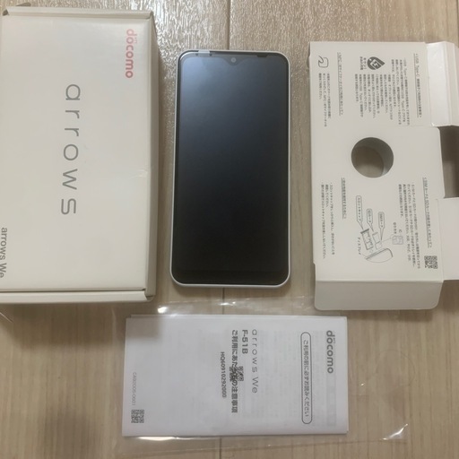 携帯電話本体未使用　
docomo arrows we Ｆ51B