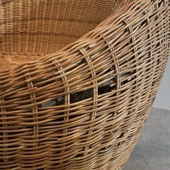 【11/10まで】【あげます】ラタンチェア　椅子　ガーデンチェアの画像