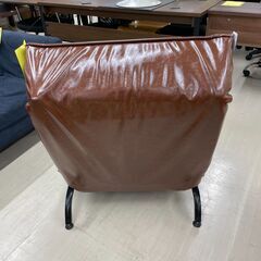 【ジモティ来店特価！！】　ソファー１人用　ブラウン　J-10264の画像