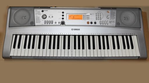 売却済】【譜面台・元箱あり】YAMAHA キーボード PSR-E303 中古