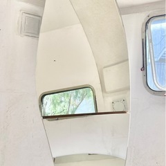 鏡 美容室 180cm大型 壁掛け 什器 店舗の画像