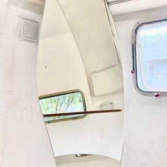 180cm大型 鏡 美容室 壁掛け 什器 店舗 Ｂの画像