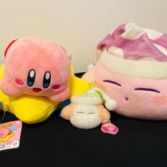 UFOキャッチャー　星のカービィぬいぐるみ3点セット