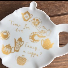 アフタヌーンティーAfternoon Teaポット型プレート おしゃれ食器　未使用品の画像