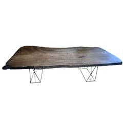 【ジ1028-47】木製ダイニングテーブル 約70cm×90cm×230cmの画像
