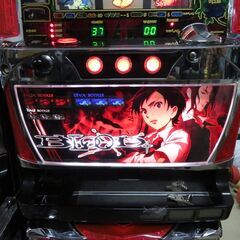 パチスロ実機 BLOOD＋ ブラッドプラス コイン不要機付き スロット機 クレカ決済可能|江別市のリサイクルショップドロップの画像