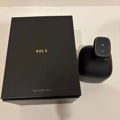 【定価¥12,800】新品！RELX(リラクス) EX08B EMSヘッドスパ  ベッドマッサージ マッサージ機 マットブラックの画像