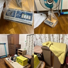 レトロ扇風機、ジャノメミシン、タンス、仏壇など、、、車で来れる方限定！全て回収可能な方優先！！の画像