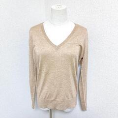 アンタイトル 美品 着回し力抜群 Vネック長袖ニットセーター ウ...