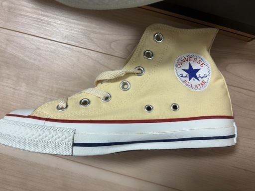 未使用 All STAR HI ハイカット ホワイト 23.5
