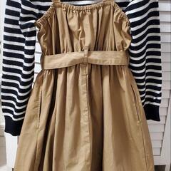 GU ベルト付き(取り外し可能) ワンピース 130 の画像