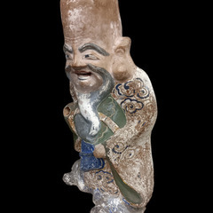 (中古)寿老人 置物 ビンテージの画像