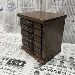 取引中 コースター　木製　タンス　箪笥　引き出し　コルク　 アン...