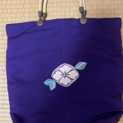 帯リメイクバッグ　500円