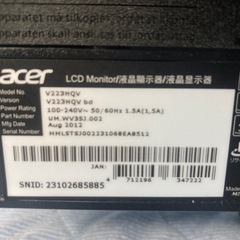 PCモニターの画像
