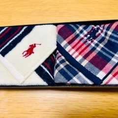 未使用　RALPH LAUREN タオルハンカチ