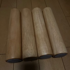 無印良品 木製脚・26cm/ナチュラル（M 8） 4本組・ナチュラルの画像