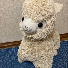 11/1まで！大きなアルパカぬいぐるみの画像