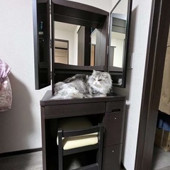 三面鏡ドレッサー 美品