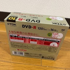 TDK DVD-R 10枚の画像