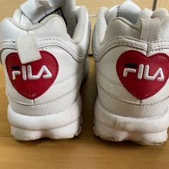 FILA フィラ DISRUPTORII HEART バレンタイン 25.0cmの画像