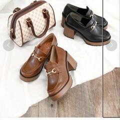 新品 厚底 ローファー 定価5900円の画像