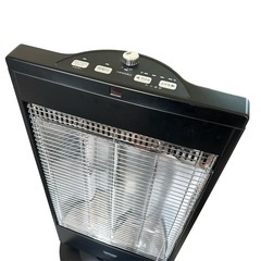 山善❤カーボンヒーター DC-VJ092 ブラック 電気ストーブ